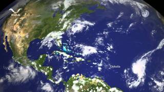 2011 Atlantic Hurricane Season Timelapse [720p]