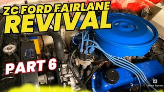 1970 ZC Ford Fairlane Part 6 - Prep for new tank, exhaust manifold gaskets and valve cover CARNAGE!