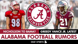 Alabama Football Rumors: Greedy Vance Jr. Latest + Alabama The Favorite For Kick