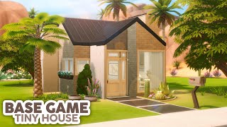 Base Game Tiny House // The Sims 4 Speed Build