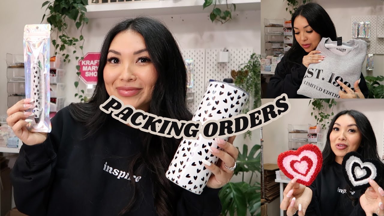 Packing Orders I Small Business Vlog Youtube