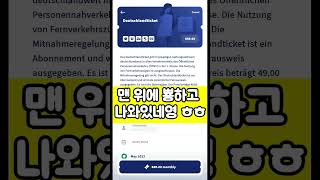 🇩🇪 드디어 49유로티켓 1초구매 썰