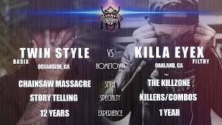 KBL Presents | KILLA EYEX vs TWIN STYLE