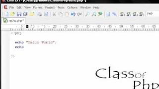 PHP Basics - Echo Function