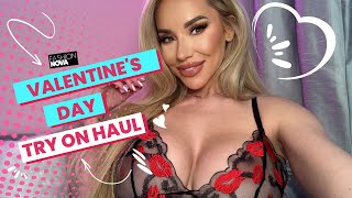 SUPER SEXY Fashion Nova Lingerie Valentine's Day Try On Haul | Claudia Fijal