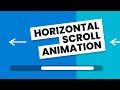 Create a Sick Horizontal Scroll Animation | GreenSock / JS