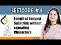 Length of longest substring without repeating characters | LeetCode #3 | Top 150 interview question