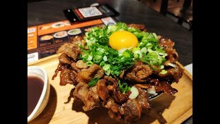 月見燒肉丼—台灣美食.桃園 Taiwanese street food.Taoyuan