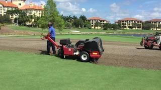 Tiburón Golf Club Aerifying Greens