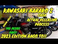 KAWASAKI BARAKO 3 KICK VARIANT 2023 MODEL | ACTUAL CASA RELEASING PROCESS