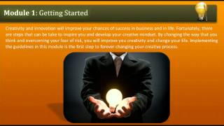 Developing Creativity (Online Course)