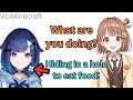 Tsumugi Kokage funny moment in VcrMinecraft part-2!!【VSPO】【VcrMinecraft】