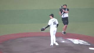 【野球選手フォーム集】マリーンズ種市 篤暉の投球フォーム【千葉ロッテ 習志野コラボ ロッテ対 日ハム2023年6月23日】