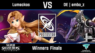 Lumeckos (Zelda) vs DE | embo_z (Ridley) - Ultimate Winners Finals -  Protostar #53