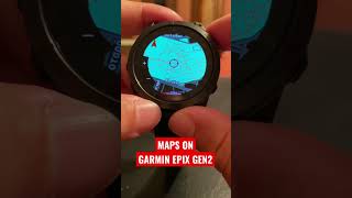 Maps on Garmin Epix Gen2             #garmin #garminepixgen2 #navigation