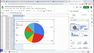 Creating a Graph from Google Forms Data