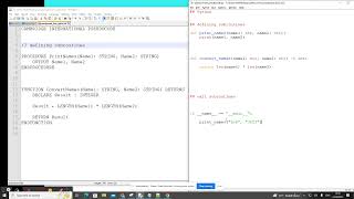9618 Pseudocode To Python: 09. Functions, Procedures, Subroutine Interfaces