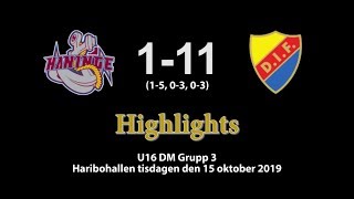 20191015 Haninge-DIF 1-11. Målen