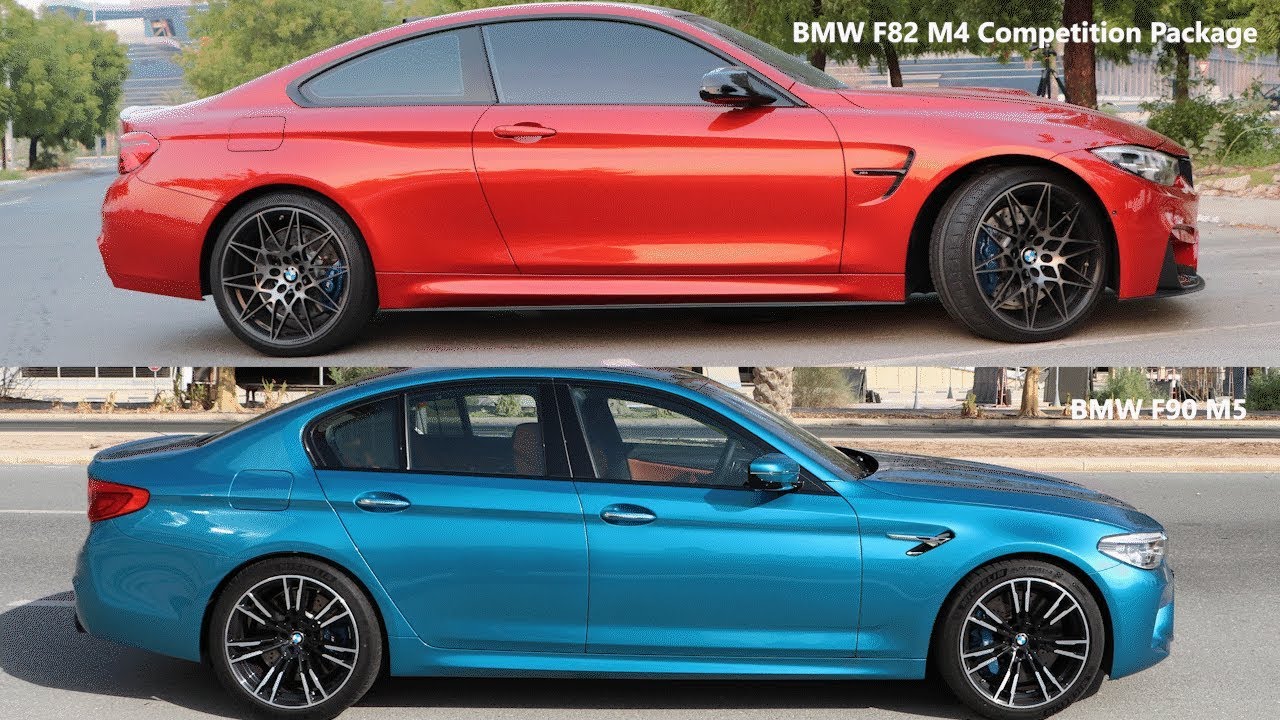 F90 BMW M5 Vs F82 BMW M4 Competition Package - YouTube