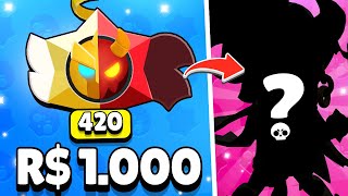 Gastei 1000 reais no Brawl Stars! SORTE IMPOSSÍVEL?