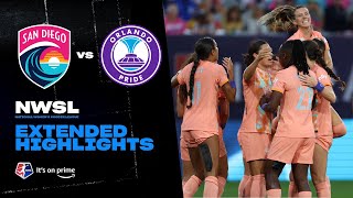 San Diego Wave FC vs Orlando Pride | NWSL Extended Highlights | 6/7/24 | Prime Video