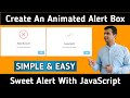 How To Create Animation Alert Box Using JavaScript