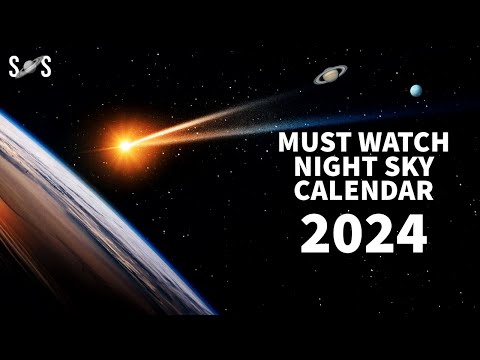 2024 Night Sky Calendar 2024 Astronomy Calendar