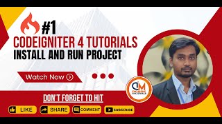 Codeigniter 4 Tutorial : How to Install and Run Codeigniter Projects - Part - 1 || Dcode Materials