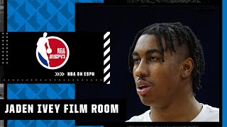 2022 NBA Draft prospect Jaden Ivey film session with Mike Schmitz | NBA on ESPN