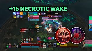 +16 Necrotic Wake | Blood DK | TWW M+