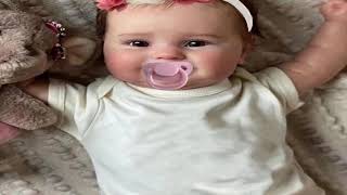 MRB 50CM Full Vinyl Body Girl Waterproof Reborn Doll Maddie Hand-Detailed Painte