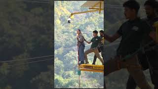 Bungy Jumping In Rishikesh😱 #trandingshorts #viralshorts #bungeejumping #shortsfeed #shorts