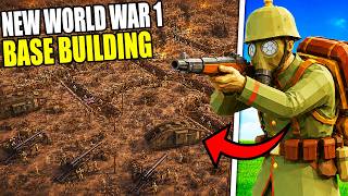I built the Deadliest TRENCH FORTRESS Ever in NEW WW1 Base Building Simulator! - Dig In