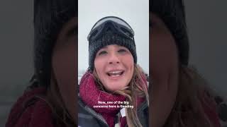 Hampton Beach seeing strong winds, snow