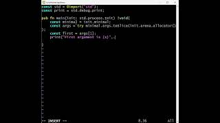 Zig 0.16 How to read command line arguments