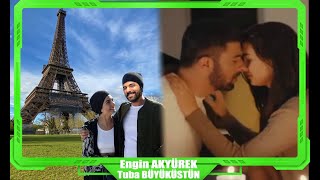 Engin Akyürek and Tuba Büyüküstün continue to live their love on the streets of Paris!