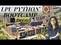 Python Bootcamp Day 2 | Lovely Professional University | Data types | Types of error | Keywords