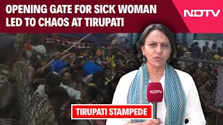 Tirumala Tirupati Stampede: Gate Opened For Woman Who Was Unwell Led To Chaos