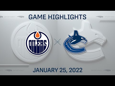 NHL Highlights | Oilers Vs. Canucks - Jan 25, 2022 - YouTube