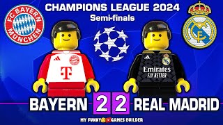 Bayern vs Real Madrid 2-2 • Champions League 2024 • All Goals & Highlights in Lego Football