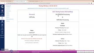 MAT114/121 Scheduling Exams Video