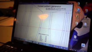 Corset pattern generator in processing