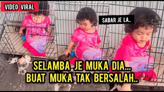 Ibu Terkejut An4k Keluarkan Kucing Dan Duduk Dalam Sangkar, Selamba Je!