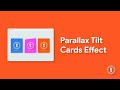 Parallax Tilt Cards Effect with HTML, CSS, & JavaScript | EL Creative Media