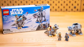 LEGO Star Wars AT-AT vs Tauntaun Microfighter REVIEW | Set 75298