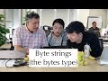Python standard library: Byte strings (the 