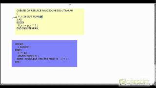 PLS-22: Using Parameters in PL/SQL Procedure