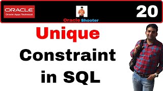Apps Technical 20: Unique Constraint in SQL
