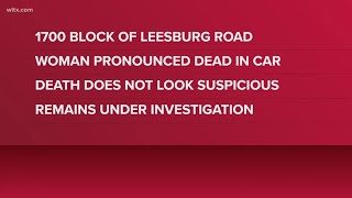 Woman found dead inside vehicle on Leesburg Road in Richland County