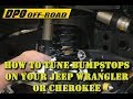 How to tune bump-stops on your Jeep Wrangler or Cherokee